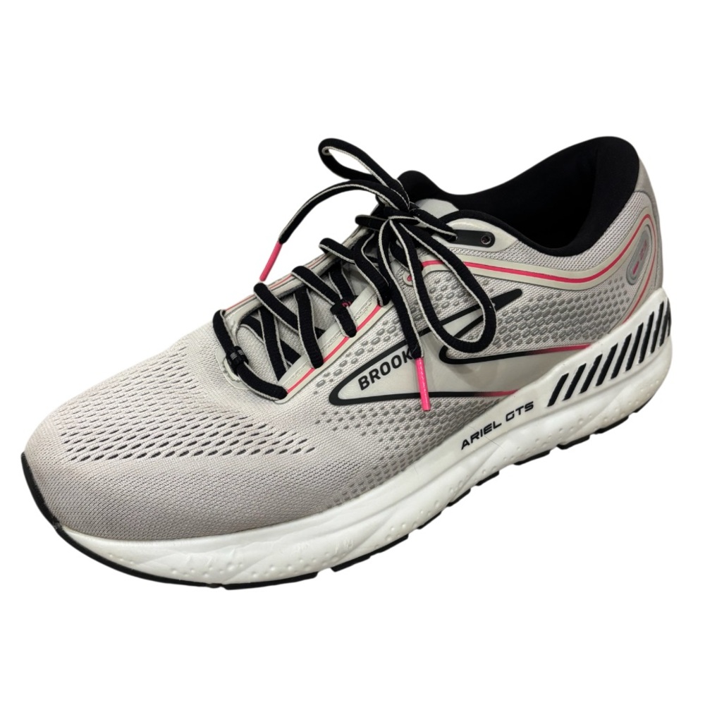 Brooks Ariel GTS 23 Athletic Running Shoes Walking Gym Gray Pink Women’s Size 11